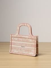 Colestore Dior Mini Book Tote in Pink 22.5 x 24 x 8cm - 2