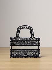 Colestore Dior Mini Book Tote in Black 22.5 x 24 x 8cm - 3