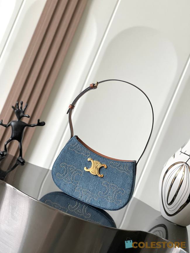 Colestore Celine Medium Tilly Bag in Denim Blue 22 X 13.5 X 4cm - 1