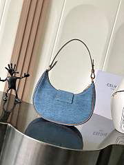 Colestore Celine Ava Bag in Denim 23 x13.5 x6cm - 5