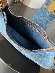 Colestore Celine Ava Bag in Denim 23 x13.5 x6cm - 3