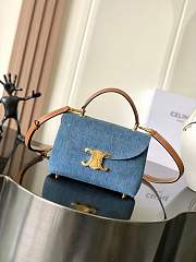 Colestore Celine Teen Nino Bag In Denim 20.5x13x8cm - 1