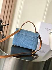 Colestore Celine Teen Nino Bag In Denim 20.5x13x8cm - 4