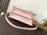 Colestore Louis Vuitton Dauphine MM in Pink Epi 25 x 17 x 10.5cm - 6