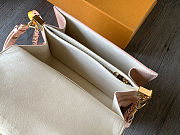 Colestore Louis Vuitton Dauphine MM in Pink Epi 25 x 17 x 10.5cm - 5