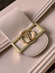Colestore Louis Vuitton Dauphine MM in Pink Epi 25 x 17 x 10.5cm - 3