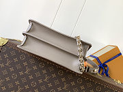 Colestore Louis Vuitton Dauphine MM in Gray Epi 25 x 17 x 10.5cm - 6