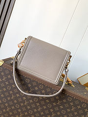 Colestore Louis Vuitton Dauphine MM in Gray Epi 25 x 17 x 10.5cm - 3