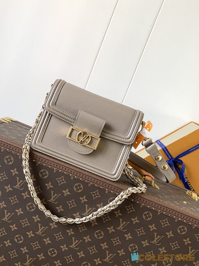 Colestore Louis Vuitton Mini Dauphine in Gray Epi 20 x 15 x 19cm - 1
