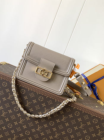 Colestore Louis Vuitton Mini Dauphine in Gray Epi 20 x 15 x 19cm