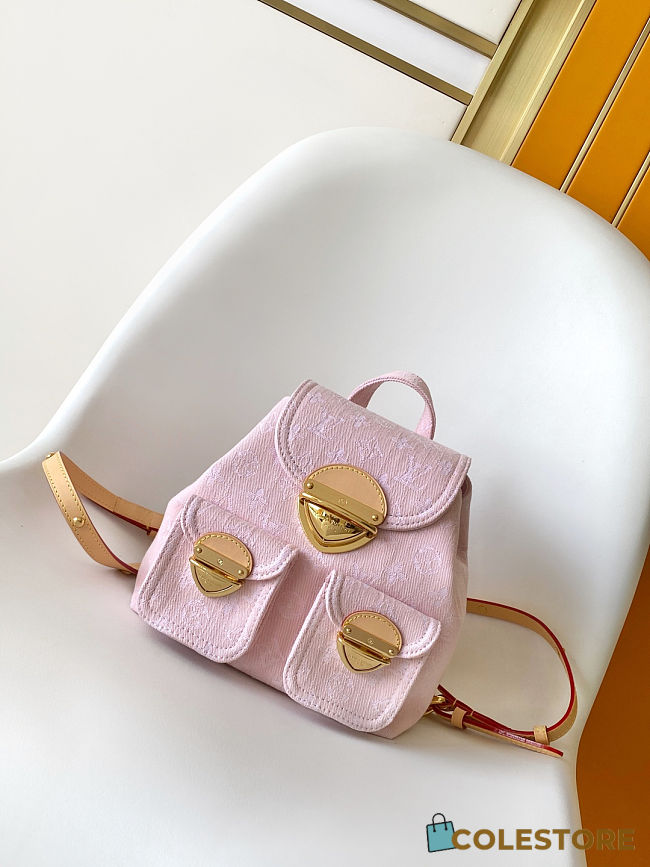 Colestore Louis Vuitton Venice Monogram Denim Washed Pink 24x26x7 cm - 1