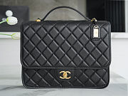 Colestore Chanel Black Caviar Leather Backpack 31.5x31x9cm - 1