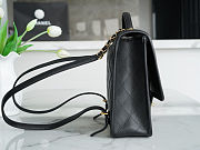 Colestore Chanel Black Caviar Leather Backpack 31.5x31x9cm - 6