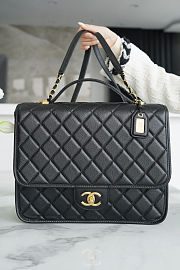 Colestore Chanel Black Caviar Leather Backpack 31.5x31x9cm - 3