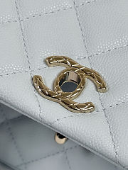 Colestore Chanel Small Coco Crush Handle Light Blue Caviar 12x18x6.5cm - 3