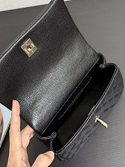 Colestore Chanel Small Coco Crush Handle Black Caviar 12x18x6.5cm - 2