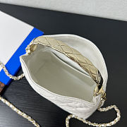 Colestore Chanel 25S Coco Handle White Bag 18x13x7cm - 6