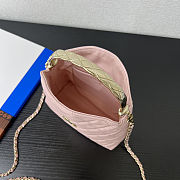 Colestore Chanel 25S Coco Handle Pink Bag 18x13x7cm - 5