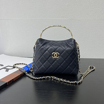 Colestore Chanel 25S Coco Handle Black Bag 18x13x7cm