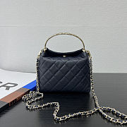 Colestore Chanel 25S Coco Handle Black Bag 18x13x7cm - 4