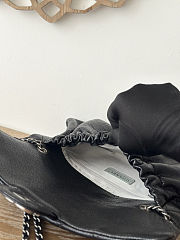 Colestore Chanel Black Washed Leather Lady Braid Bag 30×18×4cm - 6