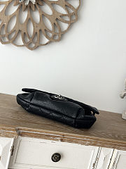 Colestore Chanel Black Washed Leather Lady Braid Bag 30×18×4cm - 4