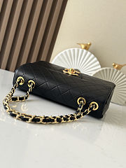 Colestore Chanel Vintage Black Classic Large Jumbo Single Flap 30x21x8cm - 6