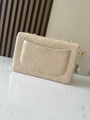 Colestore Chanel Vintage Light Beige Classic Large Jumbo Single Flap 30x21x8cm - 2
