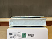 Colestore Chanel Woc Lamskin Light Blue Pearl on Chain 19x12x3.5cm - 5