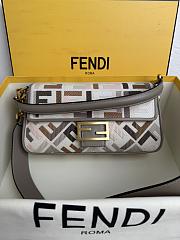 Colestore Fendi Multicolor Baguette FF Logo Bag 26x13x6cm - 1