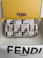 Colestore Fendi Multicolor Baguette FF Logo Bag 26x13x6cm - 3
