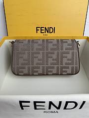 Colestore Fendi Multicolor Baguette Chocolate FF Logo Bag 26x13x6cm - 6