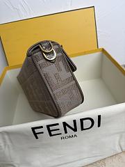 Colestore Fendi Multicolor Baguette Chocolate FF Logo Bag 26x13x6cm - 4