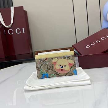Colestore Gucci x Doraemon GG Supreme Card Case 10x7cm