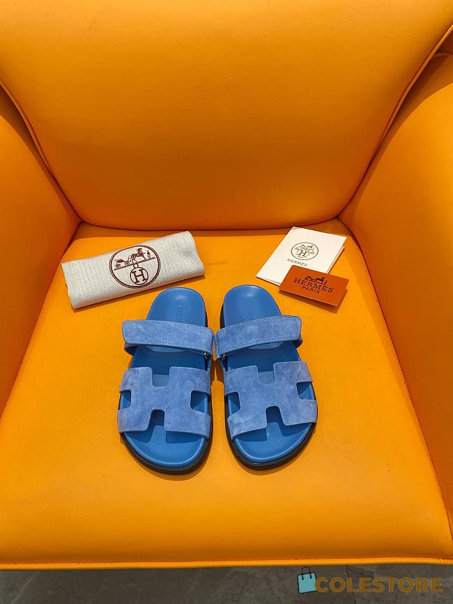Colestore Hermès Sandal Chypre Bleu Céleste - 1
