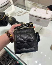 Colestore Chanel Vanity Black Caviar 11X11X9.5cm - 2