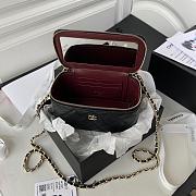 Colestore Chanel Classic Black Caviar Vanity Bag 16x8x10cm - 6