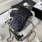 Colestore Chanel Classic Black Caviar Vanity Bag 16x8x10cm - 3