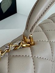 Colestore Chanel Mini Flap Bag Cream 12x20x6cm - 2