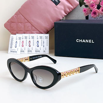 Colestore Chanel Cat Eye Sunglasses 55-19-140cm