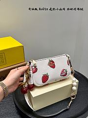Colestore Coach Teri Shoulder Bag With Strawberry Print 20x5x12cm - 5