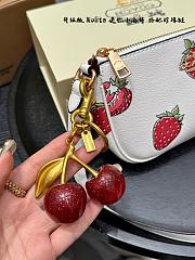 Colestore Coach Teri Shoulder Bag With Strawberry Print 20x5x12cm - 4