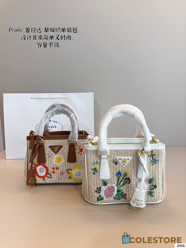 Colestore Prada Small Galleria Saffiano Crochet 23x11x16cm - 1