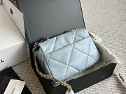 Colestore Chanel Lambskin 19 Medium Flap Shoulder Bag 26×16cm - 4