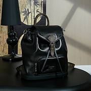 Colestore Louis Vuitton Montsouris Vibe PM Black Lamskin Leather 28x30x18CM - 1