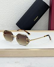 Colestore Cartier Rimless Diamond Cut Sunglasses  - 6