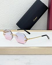 Colestore Cartier Rimless Diamond Cut Sunglasses  - 5