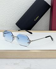 Colestore Cartier Rimless Diamond Cut Sunglasses  - 3