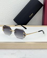 Colestore Cartier Rimless Diamond Cut Sunglasses  - 4