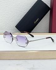 Colestore Cartier Rimless Diamond Cut Sunglasses  - 2